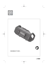 Notice Fein GBA 18V Radio portable