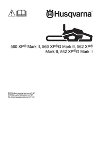 Notice HUSQVARNA 560 XP MARK II Zaag