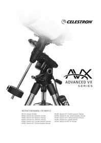 Notice CELESTRON ADVANCED VX 6 REFRACTOR Télescope