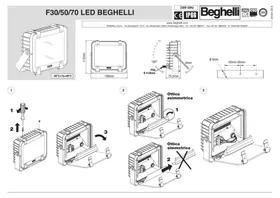 Notice Beghelli F70LED Projecteur