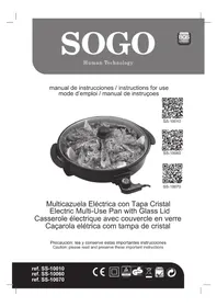 Notice Sogo SS10060 Grille pain