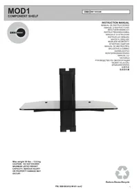 Notice OmniMount MOD1 Étagère murale