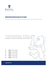 Notice Royal Catering RCTFT36 Thermos alimentaire