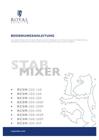 Notice Royal Catering RCSM500400 Mixeur plongeant