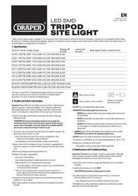 Notice Draper 03203 Lampe