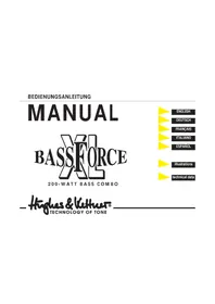 Notice HUGHES & KETTNER BASSFORCE XL Amplificateur audio