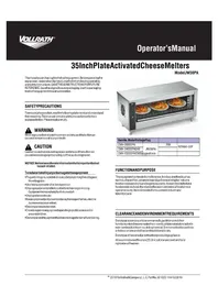 Notice Vollrath JW30PA Horno