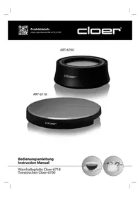 Notice Cloer 6718 Ételmelegítők