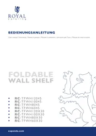 Notice Royal Catering RCTFWH12045 Étagère murale