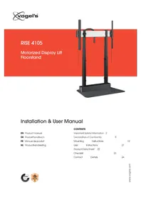 Notice VOGELS RISE 4105 Support écran plat