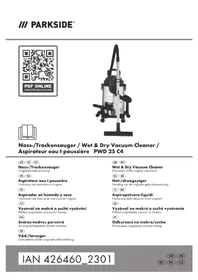 Notice PARKSIDE PWD 25 C4 Aspirateur
