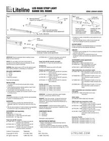 Notice Liteline LEDBAR23 Éclairage LED