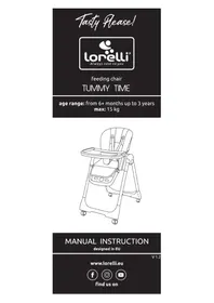 Notice Lorelli TUMMY TIME Chaise haute