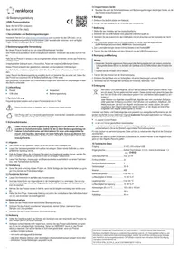 Notice Renkforce RFUSBF690 Ventilateur USB