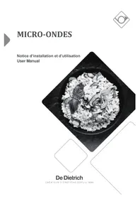 Notice DE DIETRICH DMG4210B Mikroovne