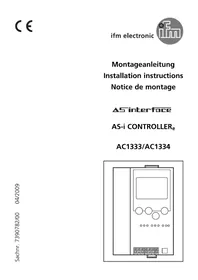 Notice IFM AC1333 Industrielle Automatisierung
