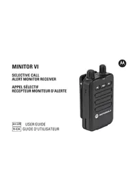 Notice MOTOROLA MINITOR VI Radio transceiver