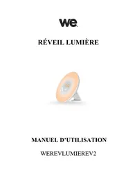 Notice WE WEREVLUMIEREV2 Radio-réveil