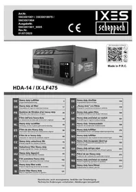 Notice SCHEPPACH HDA14 Luftreiniger