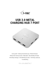 Notice i-TEC U3HUBMETAL7 Accessoire informatique