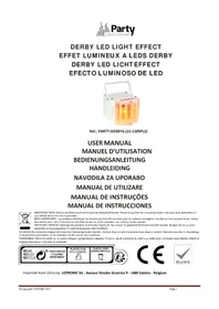 Notice PARTY LIGHT&SOUND DERBY6 Lampe