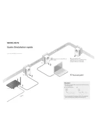 Notice MERCUSYS MP500P KIT Adaptateur Powerline