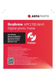 Notice AGFAPHOTO REALIVIEW APF1700 WIFI Cadre photo numérique