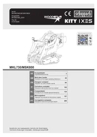 Notice SCHEPPACH MKL730 Macchine da cantiere