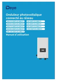 Notice Deye SUN6KG06P3EUBM2P1 Onduleur photovoltaïque