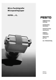 Notice Festo HGPM12EOG8 Préenseur industriel
