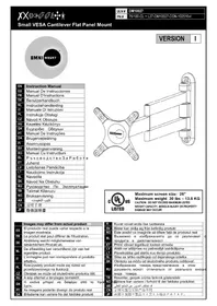 Notice OmniMount 75100 CL Support mural pour écran plat