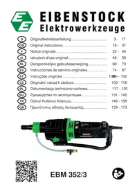 Notice Eibenstock DBE 352 Perceuse électrique