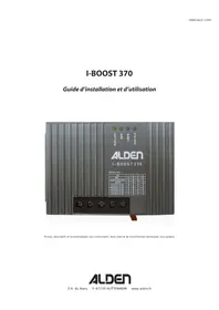 Notice Alden IBOOST 370 Panneau solaire