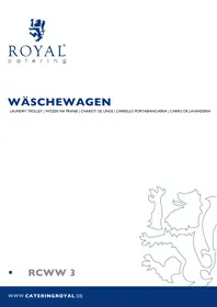 Notice Royal Catering RCWW 3 Chariot de linge