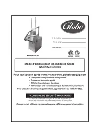 Notice Globe GSCS3 Robot ménager