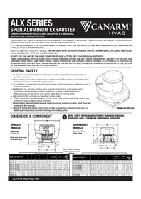 Notice Canarm ALX165DD050EC Basket