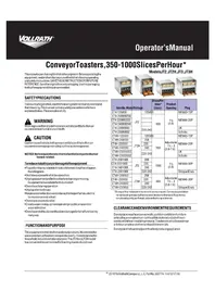 Notice Vollrath CT4240800 Tostadora