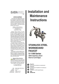 Notice Eversteel S1146 Robinet
