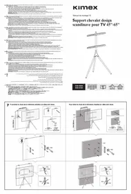 Notice KIMEX 0304064 Support écran plat