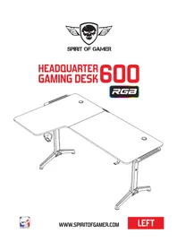 Notice SPIRIT OF GAMER HEADQUARTER 600 Bureau