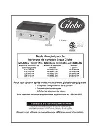 Notice Globe GCB48G Cuisinière