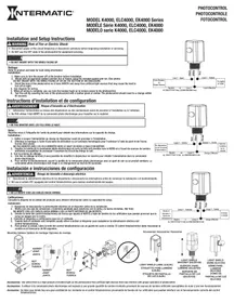 Notice INTERMATIC ELC4036 Photocellule de commande électrique