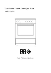 Notice FAR CV505524W Cuisinière