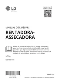 Notice LG F2DR5S09A1W Rentadora