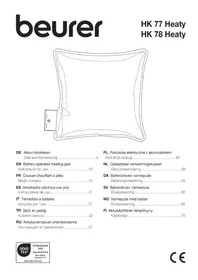 Notice BEURER HK 77 HEATY ısıtmalı battaniye