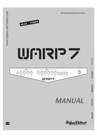 Notice HUGHES & KETTNER WARP 112 Amplificateur audio