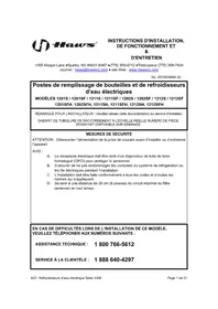 Notice Haws 1212SFH Distributeur d'eau