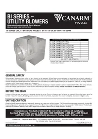 Notice Canarm BI24RM Ventilateur