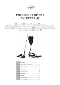 Notice PNI ESCORT HP 62 Talkie-walkie