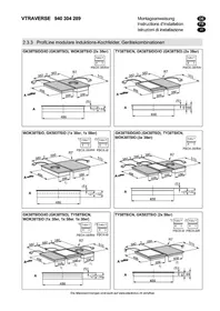 Notice ELECTROLUX VTRAVERSE Plaque de cuisson induction
